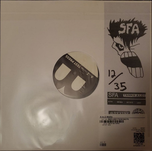 (image for) SFA - 87/88 Tapes LP TEST PRESS